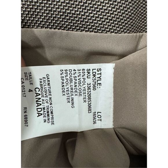 Le chanteau brown women pencil skirt size 4 - Picture 7 of 7